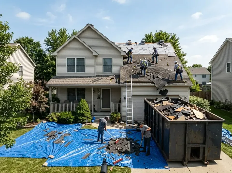 roof-replacement-debris-remova-004 — frequently asked questions, Cheapest Dumpster Rentals in The Plains, OH
